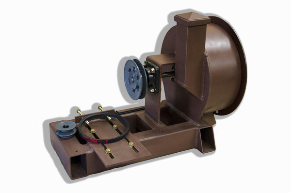 K & M Krusher - Rock/Ore Crusher 11" Drum 2-1/2" Infeed-Rockwell #58 Hammers Gas/No Motor w/ Legs