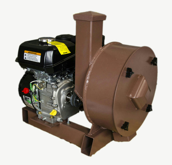 K & M Krusher - Rock/Ore Crusher 5.5HP Honda Gas Motor 14" Drum 3" Infeed-Rockwell #58 Hammers Legs