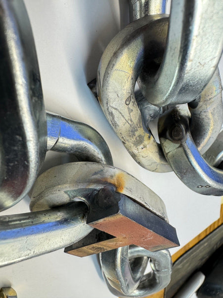 Reinforced "T" Rock Krusher Chains-Rockwell #62 With HARDOX