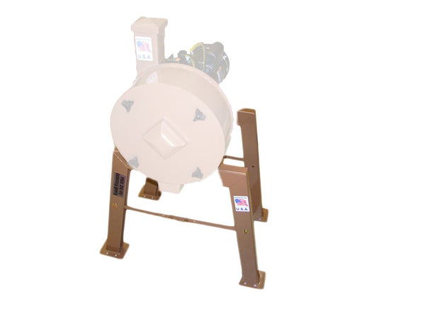 Rock/Ore Crusher 6.5HP Electric Start Gas Motor 11" Drum 2-1/2" Infeed-Rockwell #58 Hammers w/ Legs