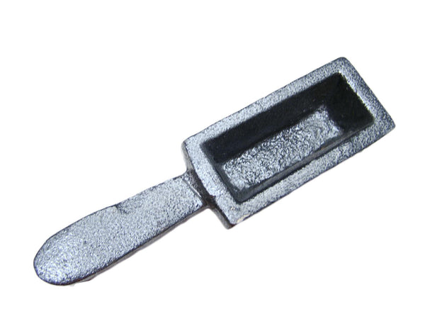 50 oz Gold Bar Loaf Cast Iron Ingot Mold Scrap  Silver 25 oz  - Copper Aluminum