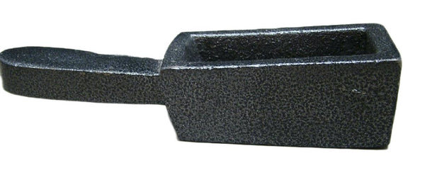 50 oz Gold Bar Loaf Cast Iron Ingot Mold Scrap  Silver 25 oz  - Copper Aluminum